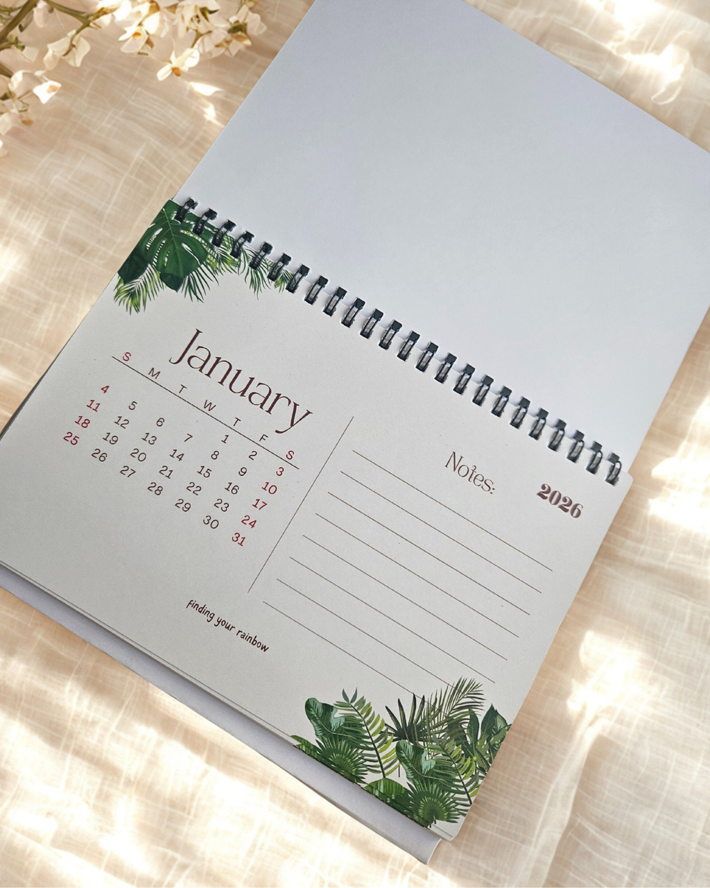 2026 Table Calendar – A Gentle Year Ahead
