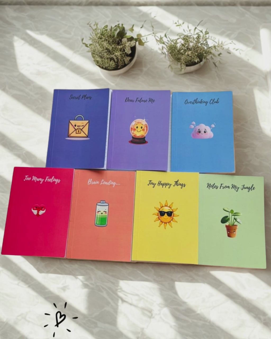 Happy Hues Pocket Notebooks (Set of 7)
